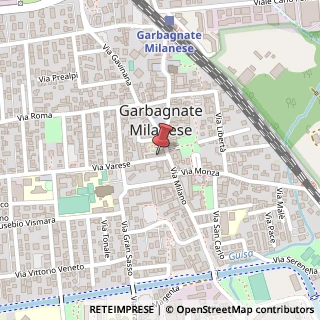 Mappa Via Varese, 6, 20024 Garbagnate Milanese, Milano (Lombardia)