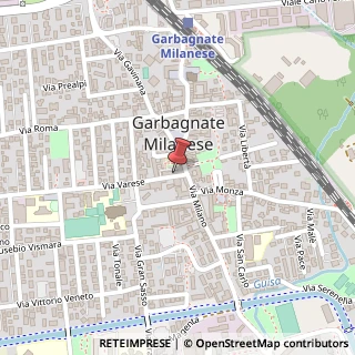 Mappa Via Varese, 8, 20024 Garbagnate Milanese, Milano (Lombardia)