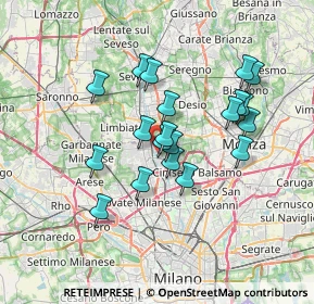 Mappa Via Assunta, 20037 Paderno Dugnano MI, Italia (5.9005)