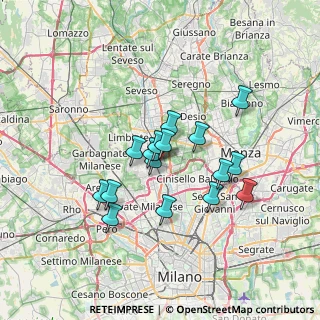 Mappa Via Assunta, 20037 Paderno Dugnano MI, Italia (5.58938)