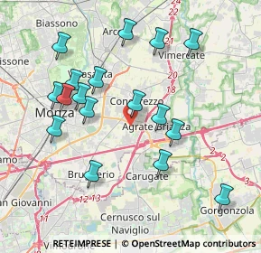 Mappa Cascina Rancate, 20863 Concorezzo MB, Italia (3.93882)