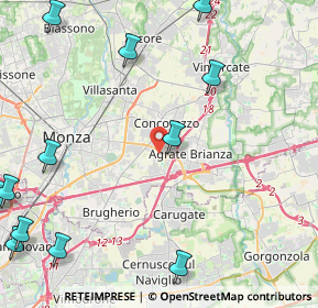 Mappa Cascina Rancate, 20863 Concorezzo MB, Italia (6.4125)