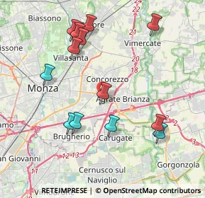 Mappa Cascina Rancate, 20863 Concorezzo MB, Italia (4.14231)