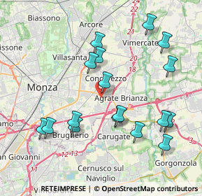 Mappa Cascina Rancate, 20863 Concorezzo MB, Italia (4.11176)