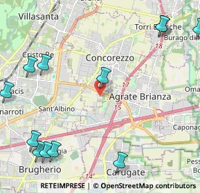 Mappa Cascina Rancate, 20863 Concorezzo MB, Italia (3.07583)