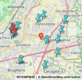 Mappa Cascina Rancate, 20863 Concorezzo MB, Italia (2.4515)