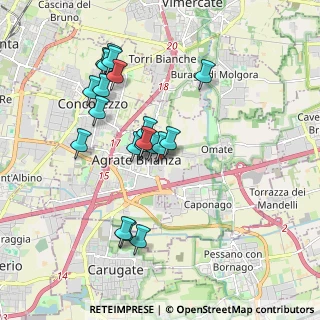 Mappa Via Santa Caterina da Siena, 20864 Agrate Brianza MB, Italia (1.737)