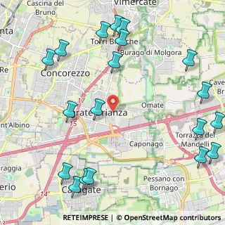 Mappa Via Santa Caterina da Siena, 20864 Agrate Brianza MB, Italia (2.997)