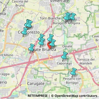 Mappa Via Santa Caterina da Siena, 20864 Agrate Brianza MB, Italia (1.97071)