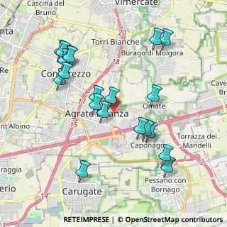 Mappa Via Santa Caterina da Siena, 20864 Agrate Brianza MB, Italia (2.0315)