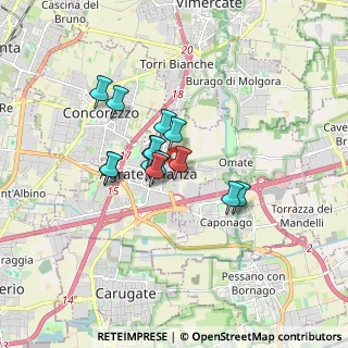 Mappa Via Santa Caterina da Siena, 20864 Agrate Brianza MB, Italia (1.16143)