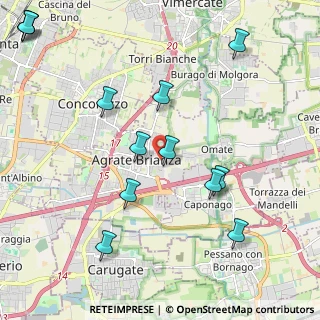 Mappa Via Santa Caterina da Siena, 20864 Agrate Brianza MB, Italia (2.56231)