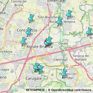 Mappa Via Santa Caterina da Siena, 20864 Agrate Brianza MB, Italia (2.29083)