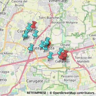 Mappa Via Santa Caterina da Siena, 20864 Agrate Brianza MB, Italia (1.442)