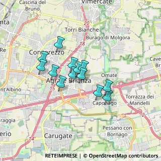 Mappa Via Santa Caterina da Siena, 20864 Agrate Brianza MB, Italia (1.22692)