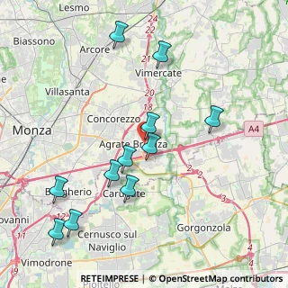 Mappa Via Santa Caterina da Siena, 20864 Agrate Brianza MB, Italia (4.24727)