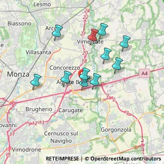 Mappa Via Santa Caterina da Siena, 20864 Agrate Brianza MB, Italia (3.20273)