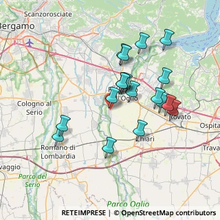 Mappa Via Caduti per la Liberta', 25037 Pontoglio BS, Italia (6.81111)