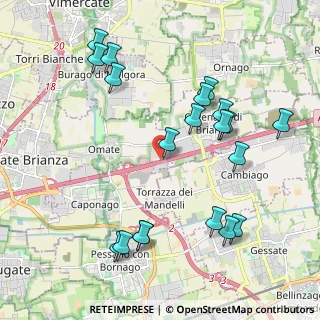 Mappa A4 Torino - Trieste, 20864 Cavenago di Brianza MB, Italia (2.263)