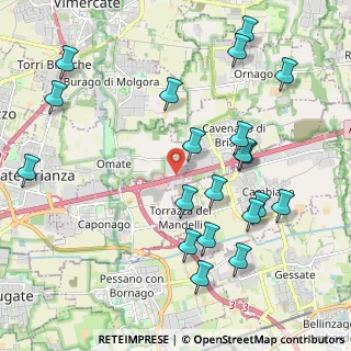 Mappa A4 Torino - Trieste, 20864 Cavenago di Brianza MB, Italia (2.336)