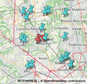 Mappa Via Papa Giovanni XXIII, 20031 Cesate MI, Italia (4.332)