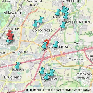 Mappa A51 Tangenziale Est di Milano, 20864 Agrate Brianza MB, Italia (2.8085)