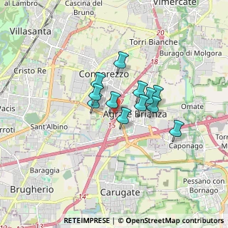 Mappa A51 Tangenziale Est di Milano, 20864 Agrate Brianza MB, Italia (1.1075)