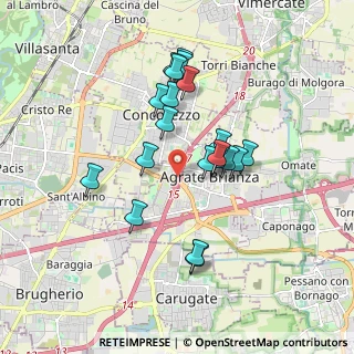 Mappa A51 Tangenziale Est di Milano, 20864 Agrate Brianza MB, Italia (1.574)