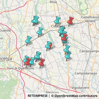 Mappa Via Rive, 35016 Piazzola sul Brenta PD, Italia (7.1205)