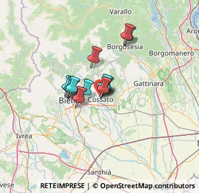Mappa Via Parlamento, 13836 Cossato BI, Italia (7.72154)