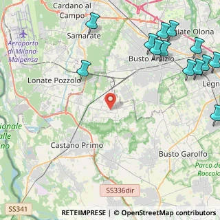 Mappa Via Don Lorenzo Milani, 20020 Magnago MI, Italia (6.57)