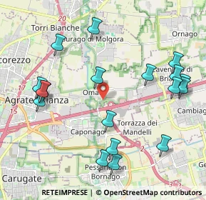 Mappa SP 215, 20864 Agrate Brianza MB, Italia (2.35944)