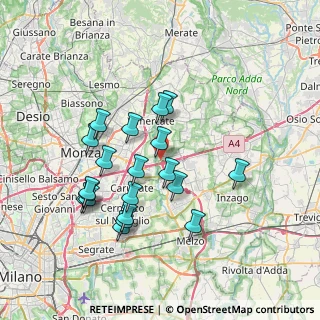 Mappa SP 215, 20864 Agrate Brianza MB, Italia (6.9075)