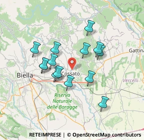 Mappa Via XXV Aprile, 13836 Cossato BI, Italia (5.98214)