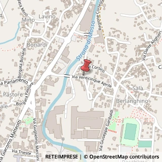 Mappa Via XXV Aprile, 27, 13836 Cossato, Biella (Piemonte)