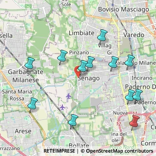 Mappa Via A. degli Occhi, 20030 Senago MI, Italia (2.35667)