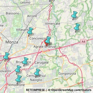 Mappa Via Giovanni Pascoli, 20864 Agrate Brianza MB, Italia (6.39727)