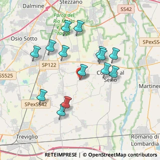 Mappa Viale del Lavoro, 24050 Spirano BG, Italia (3.64929)
