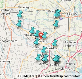 Mappa SS 245, 30037 Scorzè VE, Italia (7.68722)