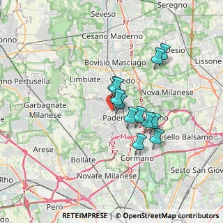 Mappa Sopra al LUBE store, 20037 Paderno Dugnano MI, Italia (2.5825)