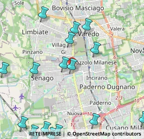 Mappa SENAGO Volta, 20037 Senago MI, Italia (2.99778)