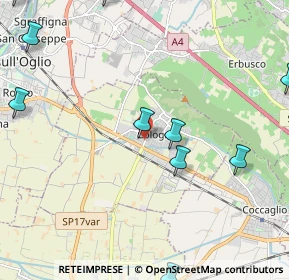 Mappa Via Roma, 25033 Cologne BS, Italia (3.08917)
