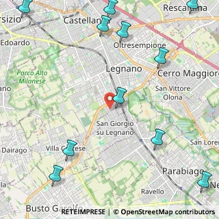 Mappa Via Veneto, 20025 Legnano MI, Italia (3.18455)
