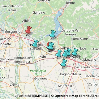 Mappa C.C. Le Porte Franche, 25030 Erbusco BS, Italia (9.93)