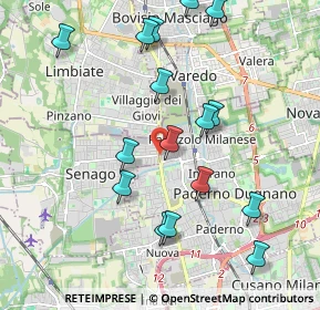 Mappa Via Comasina, 20037 Senago MI, Italia (2.10438)