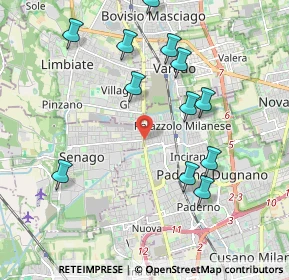 Mappa Via Comasina, 20037 Senago MI, Italia (2.09)