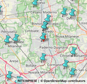 Mappa Via Comasina, 20037 Senago MI, Italia (6.03789)