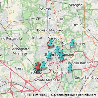 Mappa Via Comasina, 20037 Senago MI, Italia (3.36455)