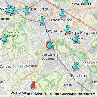 Mappa Via Lombardia, 20025 Legnano MI, Italia (3.16667)