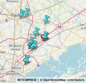 Mappa Piazza Porta Alti Nabt E, 30020 Quarto d'Altino VE, Italia (6.13615)